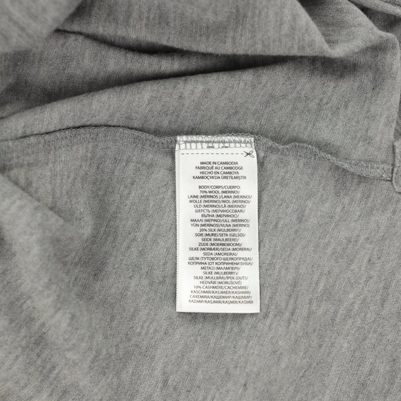 New Polo Golf Wool Silk Cashmere Long Sleeve Polo - Picture 7 of 8